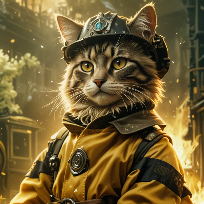 Кот Пожарник