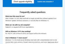 Photo of Microsoft советует утилизировать рабочие ПК с Windows 10, если они не тянут Windows 11
